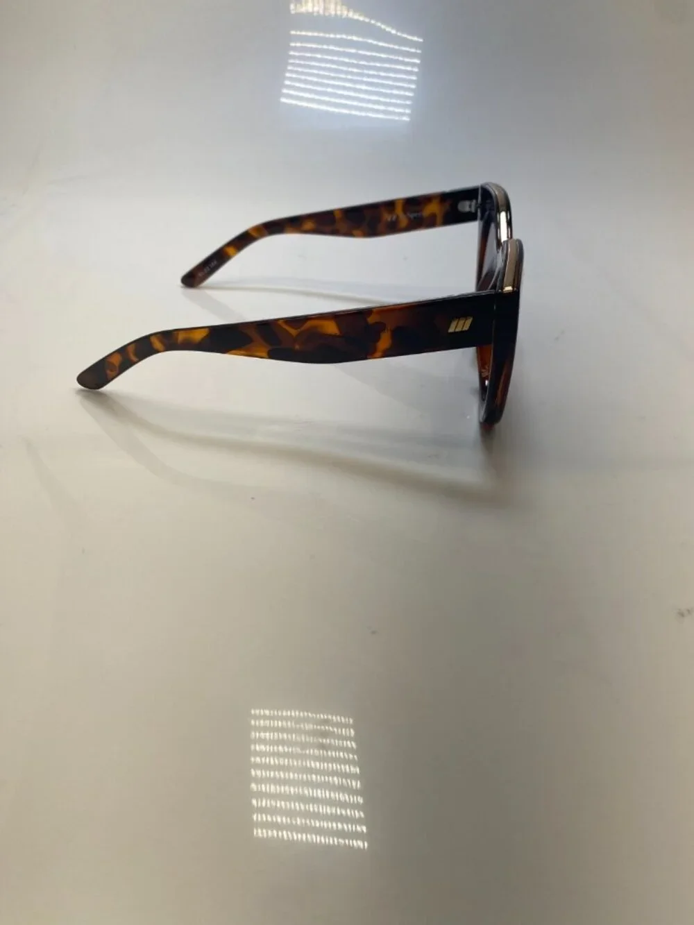Le Specs Womens Tortoise/ Smoke Air Heart 51mm Sunglasses